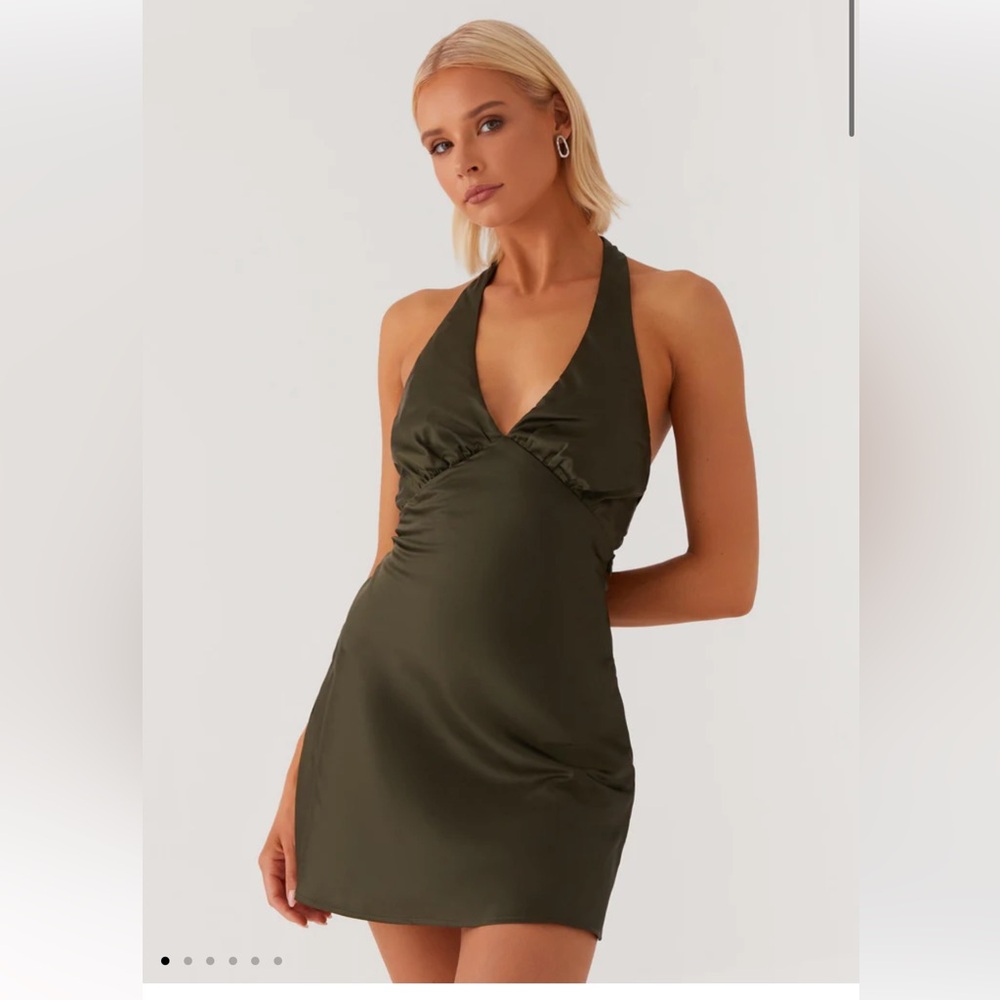 Peppermayo Olive Mini Dress